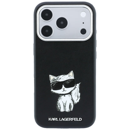 MagSafe-deksel for Apple iPhone 18 Pro / 17 Pro, Karl Lagerfeld, Choupette Sketch, Svart