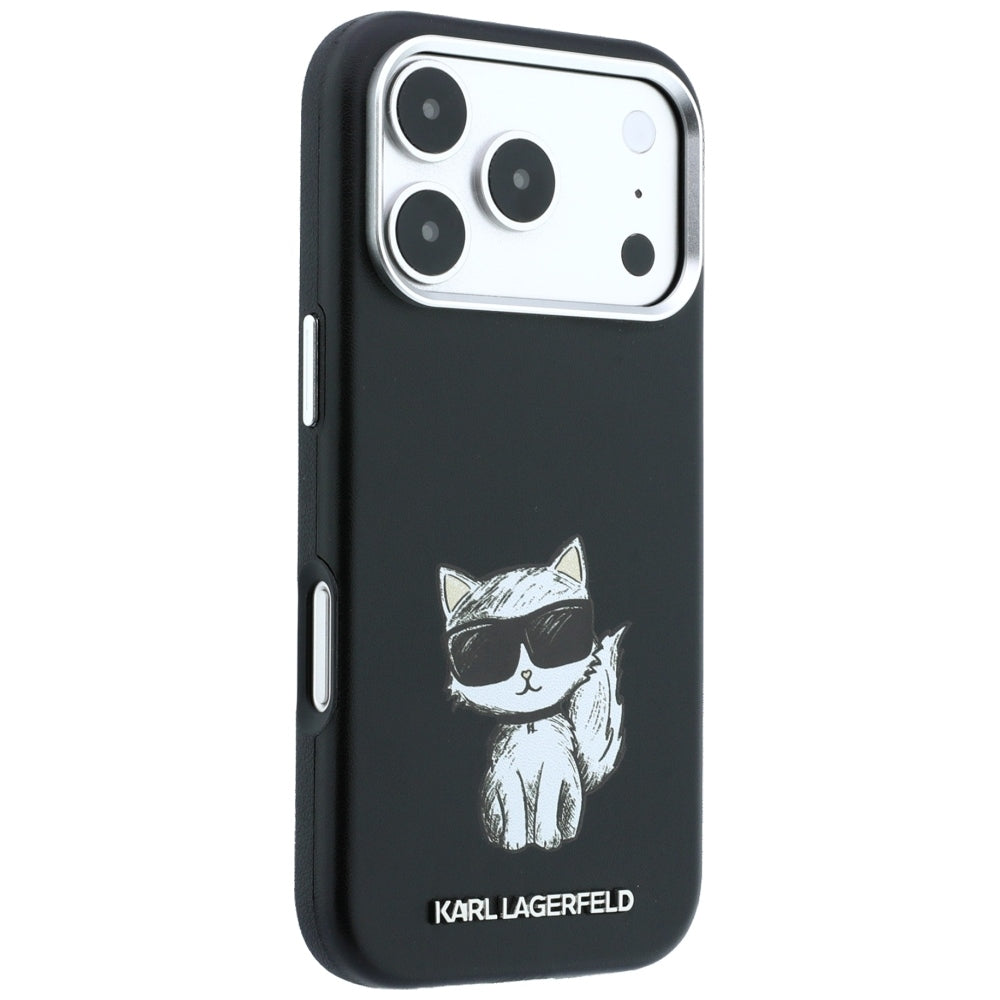 MagSafe-deksel for Apple iPhone 18 Pro / 17 Pro, Karl Lagerfeld, Choupette Sketch, Svart