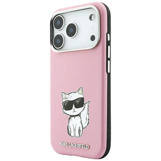 MagSafe-deksel for Apple iPhone 18 Pro / 17 Pro, Karl Lagerfeld, Choupette Sketch, Rosa
