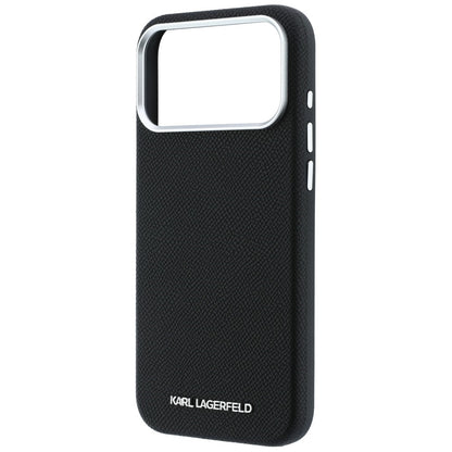 MagSafe-deksel for Apple iPhone 18 Pro / 17 Pro, Karl Lagerfeld, Kornet forlenget logo, svart