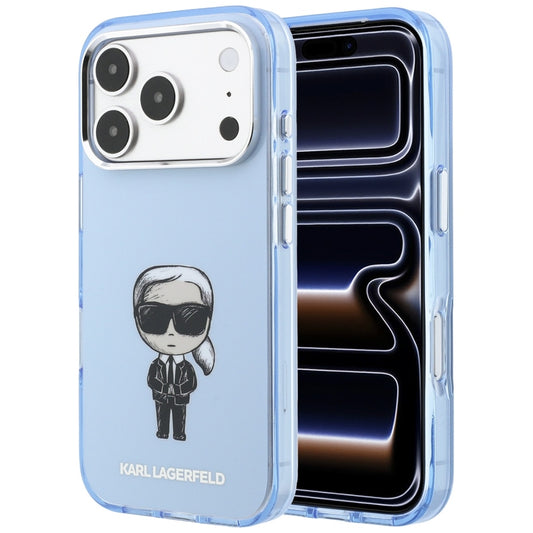 MagSafe-deksel for Apple iPhone 18 Pro / 17 Pro, Karl Lagerfeld, HC IML Ikonik Sketch Print, Blå