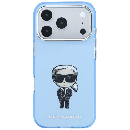 MagSafe-deksel for Apple iPhone 18 Pro / 17 Pro, Karl Lagerfeld, HC IML Ikonik Sketch Print, Blå