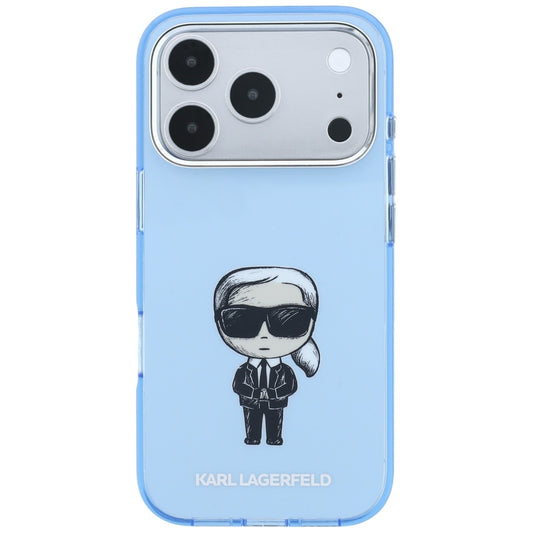 MagSafe-deksel for Apple iPhone 18 Pro / 17 Pro, Karl Lagerfeld, HC IML Ikonik Sketch Print, Blå