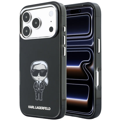 MagSafe-deksel for Apple iPhone 18 Pro / 17 Pro, Karl Lagerfeld, HC IML Ikonik Sketch Print, Svart