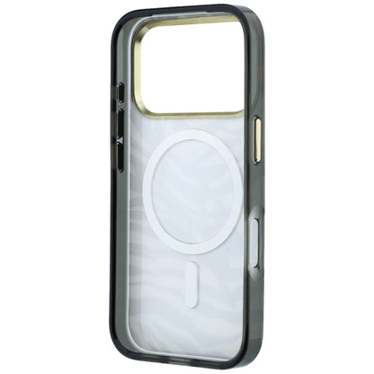 MagSafe-deksel for Apple iPhone 18 Pro / 17 Pro, Karl Lagerfeld, HC IML Signature Zebra Glitter Gold, Svart