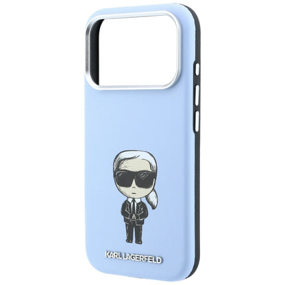 MagSafe-deksel for Apple iPhone 18 Pro / 17 Pro, Karl Lagerfeld, Ikonik Sketch, Blå