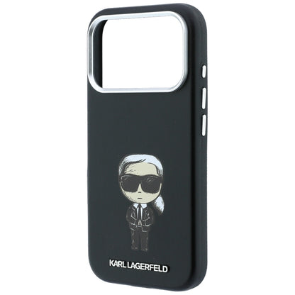 MagSafe-deksel for Apple iPhone 18 Pro / 17 Pro, Karl Lagerfeld, Ikonik Sketch, Svart