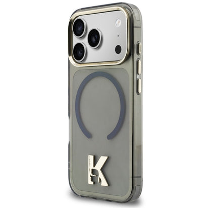 MagSafe-deksel til Apple iPhone 18 Pro / 17 Pro, Karl Lagerfeld, IML Karl Head-logo, svart