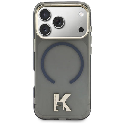 MagSafe-deksel til Apple iPhone 18 Pro / 17 Pro, Karl Lagerfeld, IML Karl Head-logo, svart
