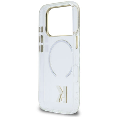 MagSafe-deksel til Apple iPhone 18 Pro / 17 Pro, Karl Lagerfeld, IML Karl Head-logo, gjennomsiktig