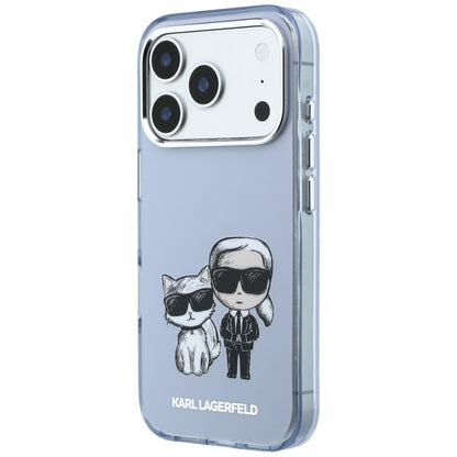 MagSafe-deksel for Apple iPhone 18 Pro / 17 Pro, Karl Lagerfeld, IML KC Bodies Sketch Print, Blå