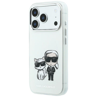 MagSafe-deksel for Apple iPhone 18 Pro / 17 Pro, Karl Lagerfeld, KC Bodies Sketch, Beige