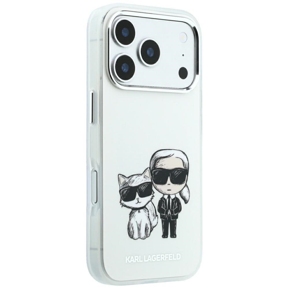 MagSafe-deksel for Apple iPhone 18 Pro / 17 Pro, Karl Lagerfeld, KC Bodies Sketch, Beige