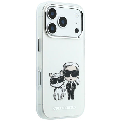 MagSafe-deksel for Apple iPhone 18 Pro / 17 Pro, Karl Lagerfeld, KC Bodies Sketch, Beige
