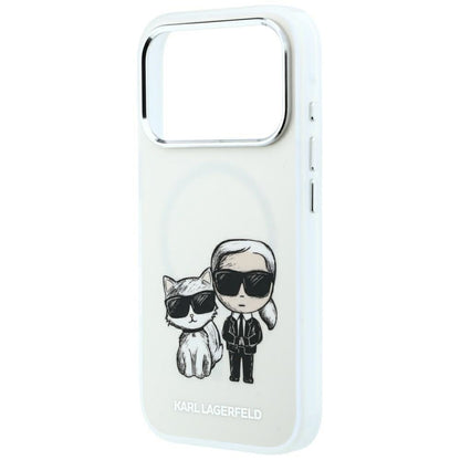 MagSafe-deksel for Apple iPhone 18 Pro / 17 Pro, Karl Lagerfeld, KC Bodies Sketch, Beige