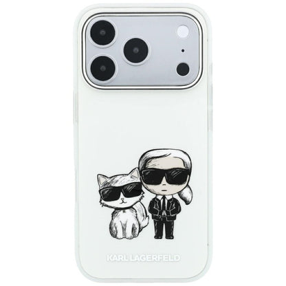 MagSafe-deksel for Apple iPhone 18 Pro / 17 Pro, Karl Lagerfeld, KC Bodies Sketch, Beige