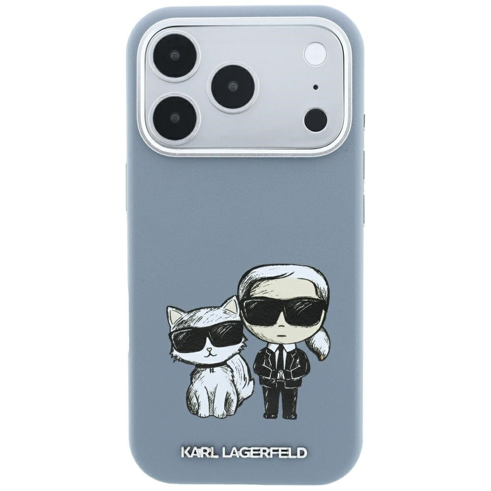 MagSafe-deksel for Apple iPhone 18 Pro / 17 Pro, Karl Lagerfeld, KC Bodies Sketch, Bleu