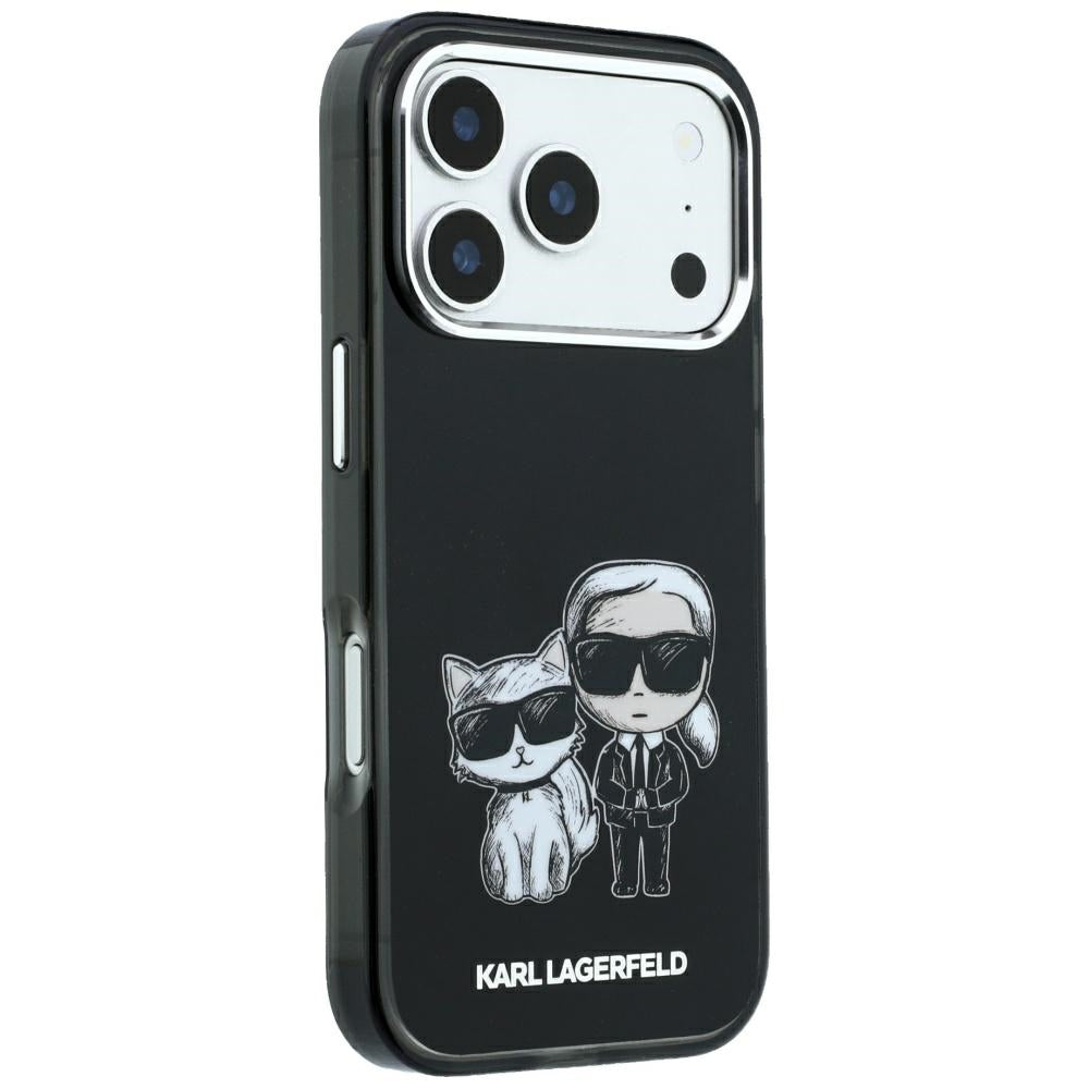 MagSafe-deksel for Apple iPhone 18 Pro / 17 Pro, Karl Lagerfeld, KC Bodies Sketch, Svart