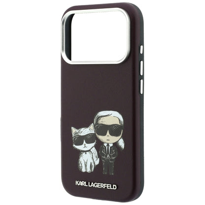 MagSafe-deksel for Apple iPhone 18 Pro / 17 Pro, Karl Lagerfeld, KC Bodies Sketch, Burgunder