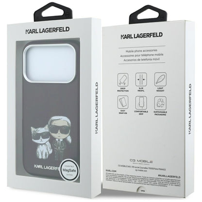 MagSafe-deksel for Apple iPhone 18 Pro / 17 Pro, Karl Lagerfeld, KC Bodies Sketch, Burgunder