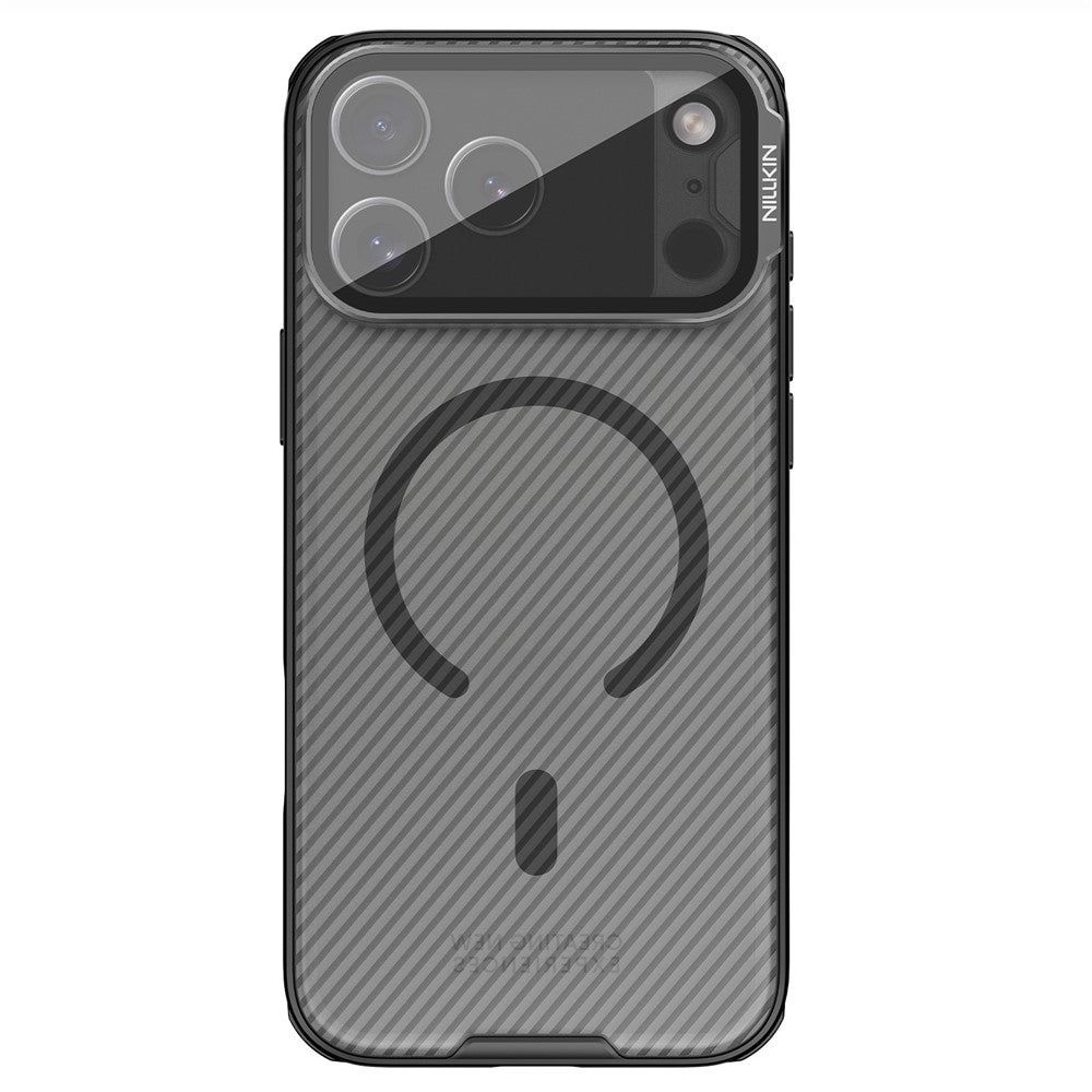 MagSafe-deksel for Apple iPhone 18 Pro / 17 Pro, Nillkin, CamShield Prop, Svart Transparent