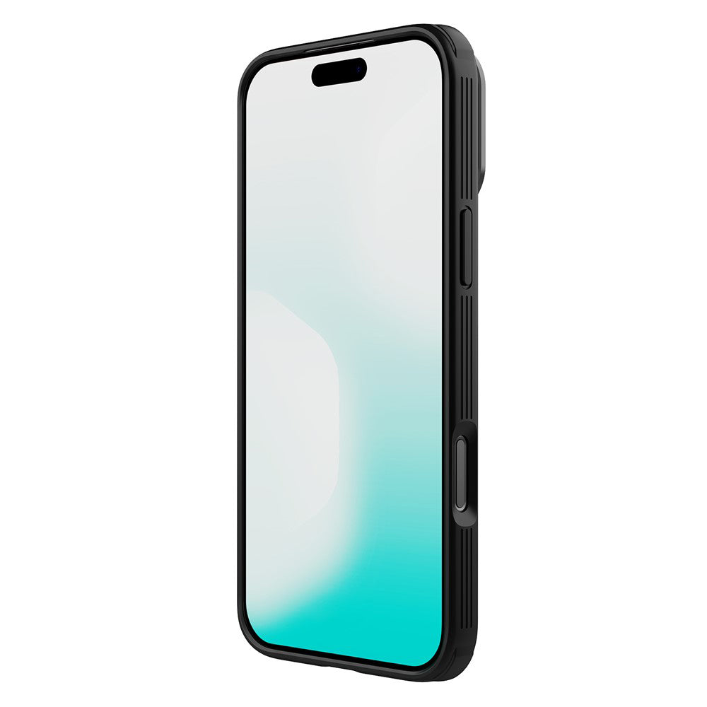 MagSafe-deksel for Apple iPhone 18 Pro / 17 Pro, Nillkin, CamShield Prop, Svart Transparent