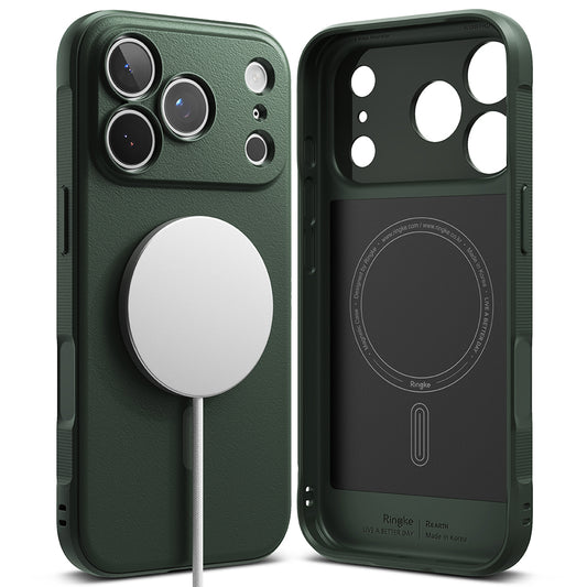 MagSafe-deksel for Apple iPhone 18 Pro / 17 Pro, Ringke, Onyx, Mørkegrønn