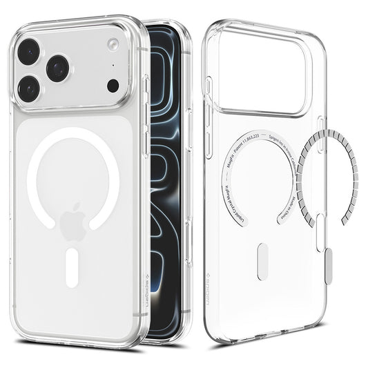 MagSafe-deksel for Apple iPhone 18 Pro / 17 Pro, Spigen, Liquid Crystal MagFit, Hvit ACS12180