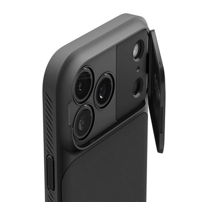 MagSafe-deksel for Apple iPhone 18 Pro / 17 Pro, Spigen, Optik Armor, svart ACS09953