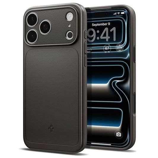 MagSafe-deksel for Apple iPhone 18 Pro / 17 Pro, Spigen, Thin Fit, Grå ACS12146