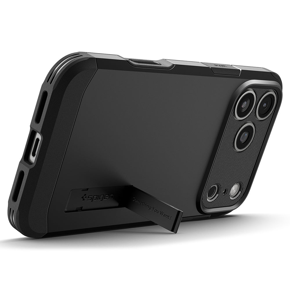 MagSafe-deksel for Apple iPhone 18 Pro / 17 Pro, Spigen, Tough Armor T, svart ACS12173