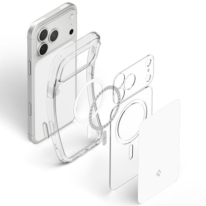 MagSafe-deksel for Apple iPhone 18 Pro / 17 Pro, Spigen, Ultra Hybrid T, Hvit ACS12169