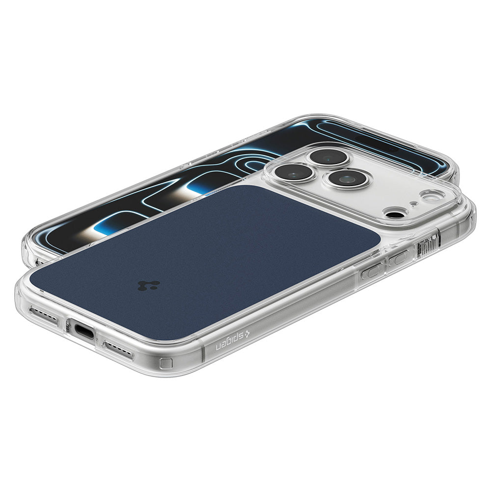 MagSafe-deksel for Apple iPhone 18 Pro / 17 Pro, Spigen, Ultra Hybrid T, Matt Blå ACS12172