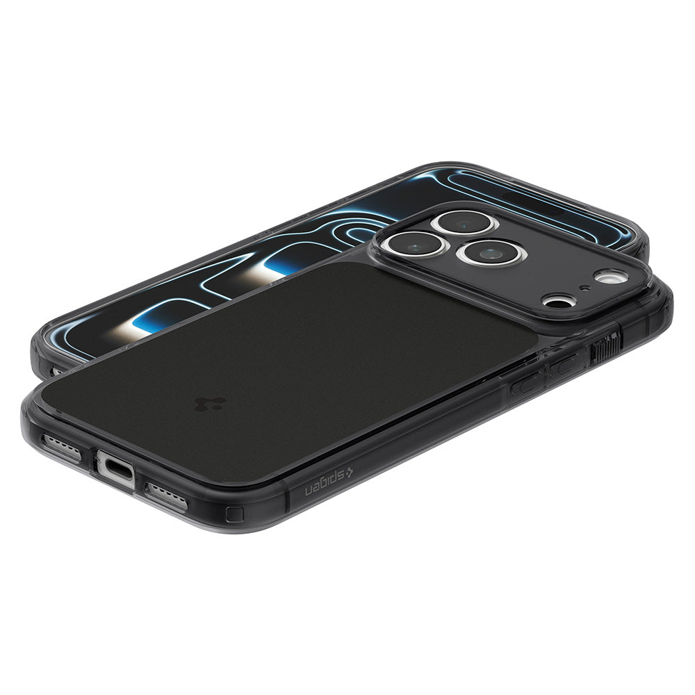 MagSafe-deksel for Apple iPhone 18 Pro / 17 Pro, Spigen, Ultra Hybrid T, Matt svart ACS12171