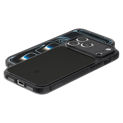 MagSafe-deksel for Apple iPhone 18 Pro / 17 Pro, Spigen, Ultra Hybrid T, Matt svart ACS12171