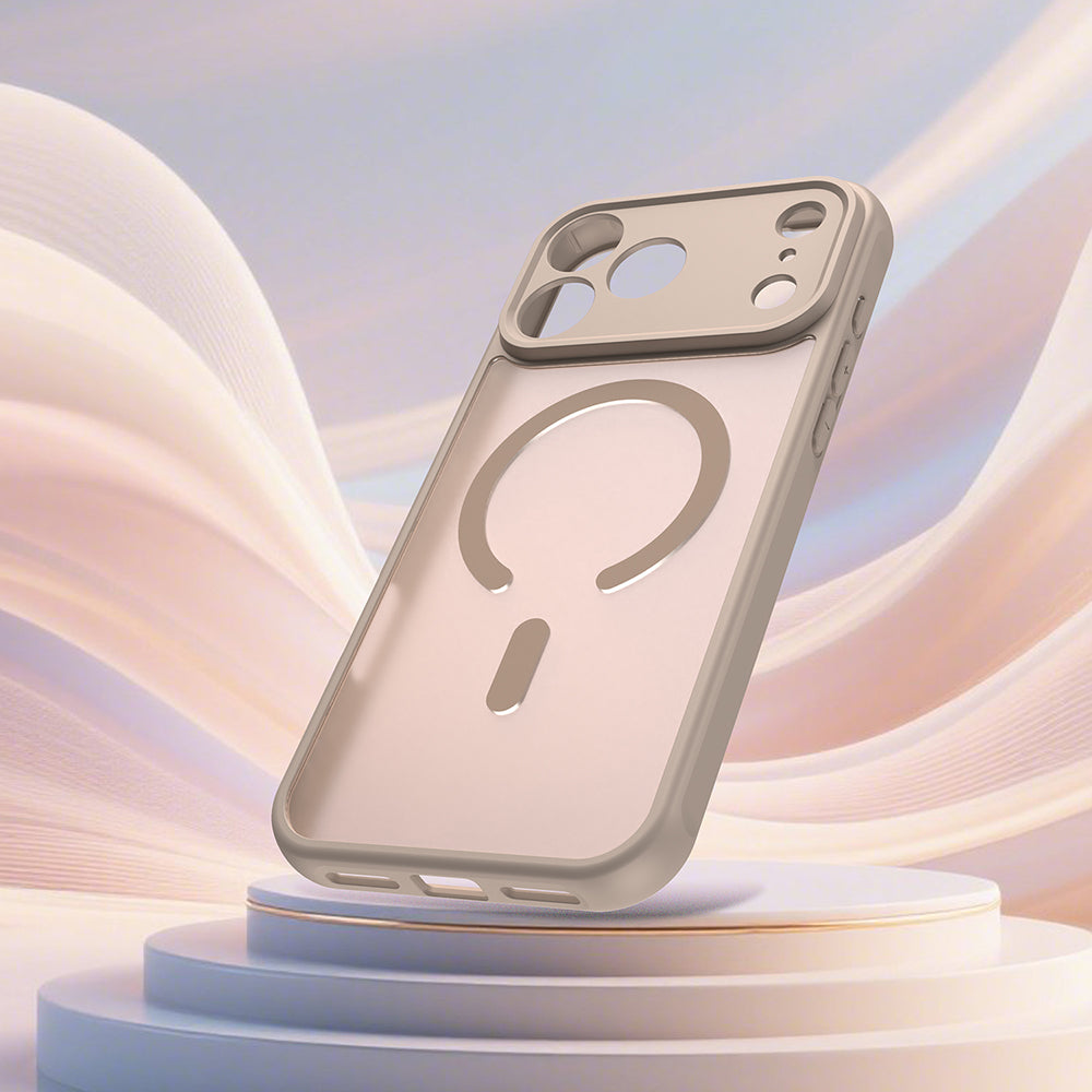 MagSafe-deksel for Apple iPhone 18 Pro / 17 Pro, Techsuit, HaloFrost II, Gull