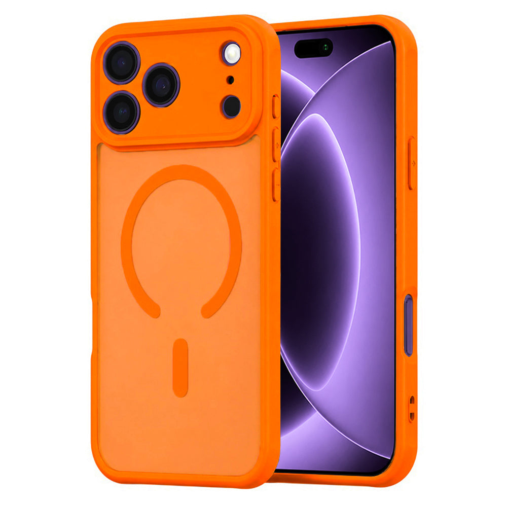 MagSafe-deksel for Apple iPhone 18 Pro / 17 Pro, Techsuit, HaloFrost II, Oransje