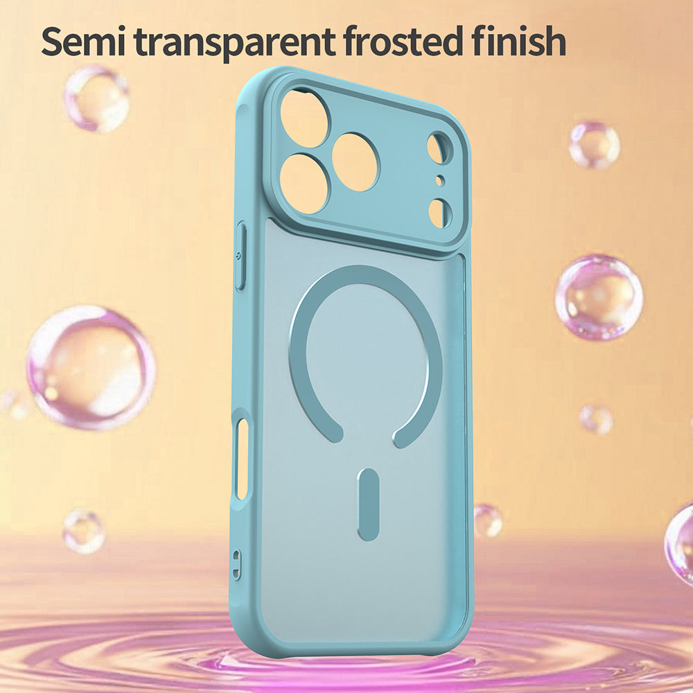 MagSafe-deksel for Apple iPhone 18 Pro / 17 Pro, Techsuit, HaloFrost II, Lys grønn