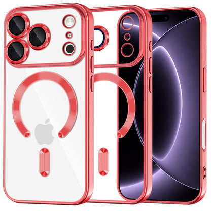 MagSafe-deksel for Apple iPhone 18 Pro / 17 Pro, Techsuit, Luxury Crystal, Rød
