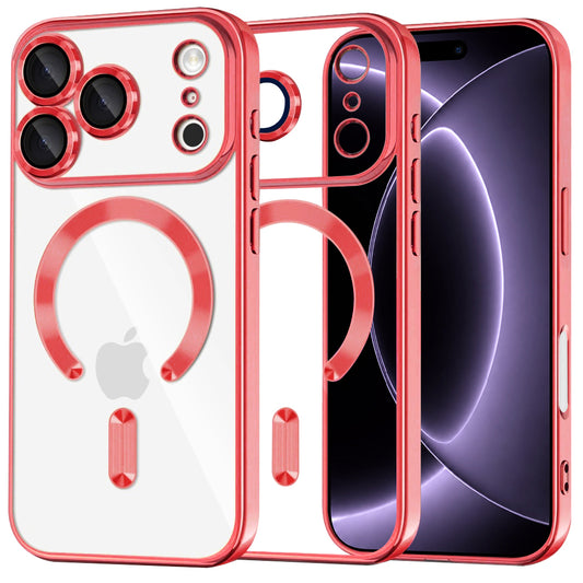 MagSafe-deksel for Apple iPhone 18 Pro / 17 Pro, Techsuit, Luxury Crystal, Rød