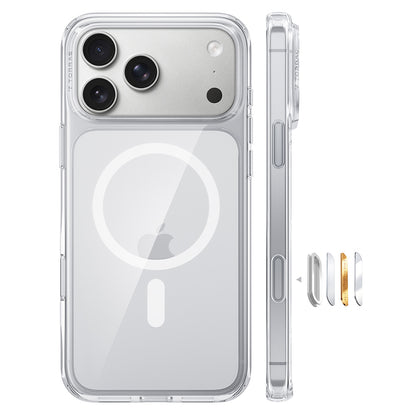 MagSafe-deksel for Apple iPhone 18 Pro / 17 Pro, Torras, Guardian, Transparent