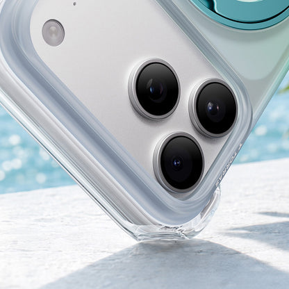 MagSafe-deksel for Apple iPhone 18 Pro / 17 Pro, Torras, Ostand O3 Air Gradient, Grønn Blå