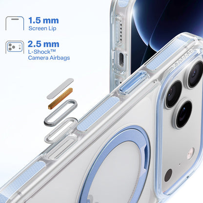 MagSafe-deksel for Apple iPhone 18 Pro / 17 Pro, Torras, Ostand O3 Light, Blå