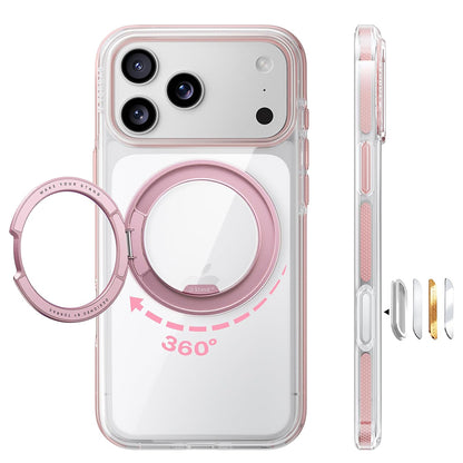 MagSafe-deksel for Apple iPhone 18 Pro / 17 Pro, Torras, Ostand O3 Light, Rosa