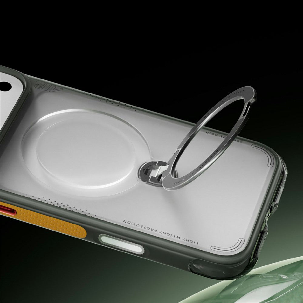 MagSafe-deksel for Apple iPhone 18 Pro / 17 Pro, Torras, Ostand Q3 Air Football, Grå