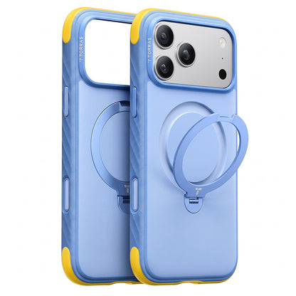 MagSafe-deksel for Apple iPhone 18 Pro / 17 Pro, Torras, Ostand Q3 Rugged, Blå