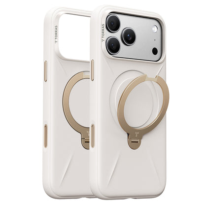MagSafe-deksel for Apple iPhone 18 Pro / 17 Pro, Torras, QPRO silikon, hvit