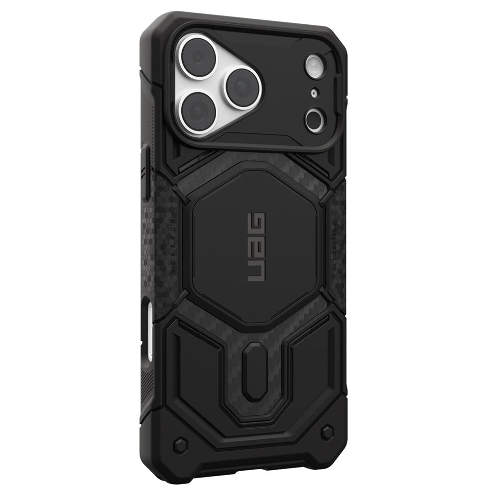 MagSafe-deksel for Apple iPhone 18 Pro / 17 Pro, Urban Armor Gear, Monarch Pro Carbon, Svart