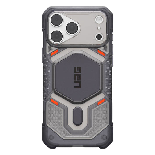 MagSafe-deksel for Apple iPhone 18 Pro / 17 Pro, Urban Armor Gear, Monarch Pro, Lys grå