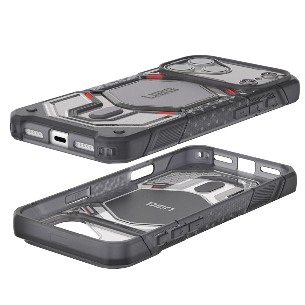 MagSafe-deksel for Apple iPhone 18 Pro / 17 Pro, Urban Armor Gear, Monarch Pro, Lys grå